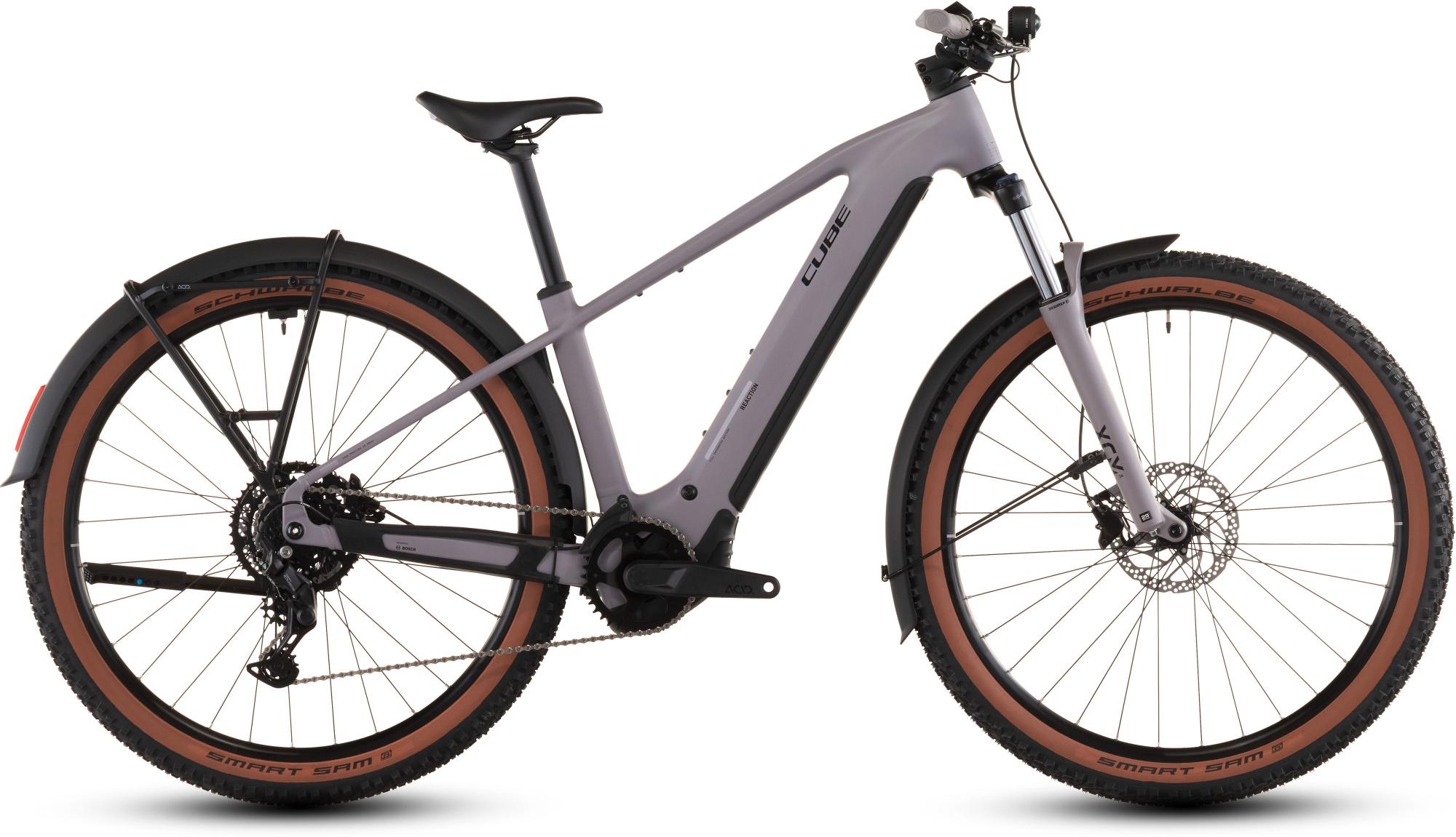 CUBE REACTION HYBRID PERFORMANCE 600 FE PLUMGREY/BLACK