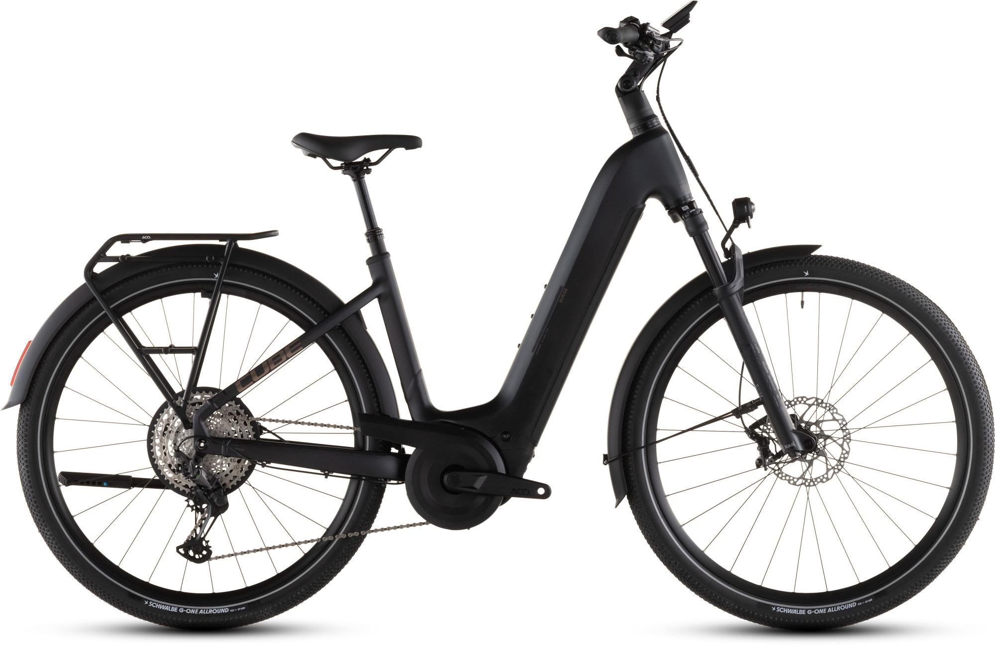 CUBE NURIDE HYBRID SLX 800 BLACK/GOLD