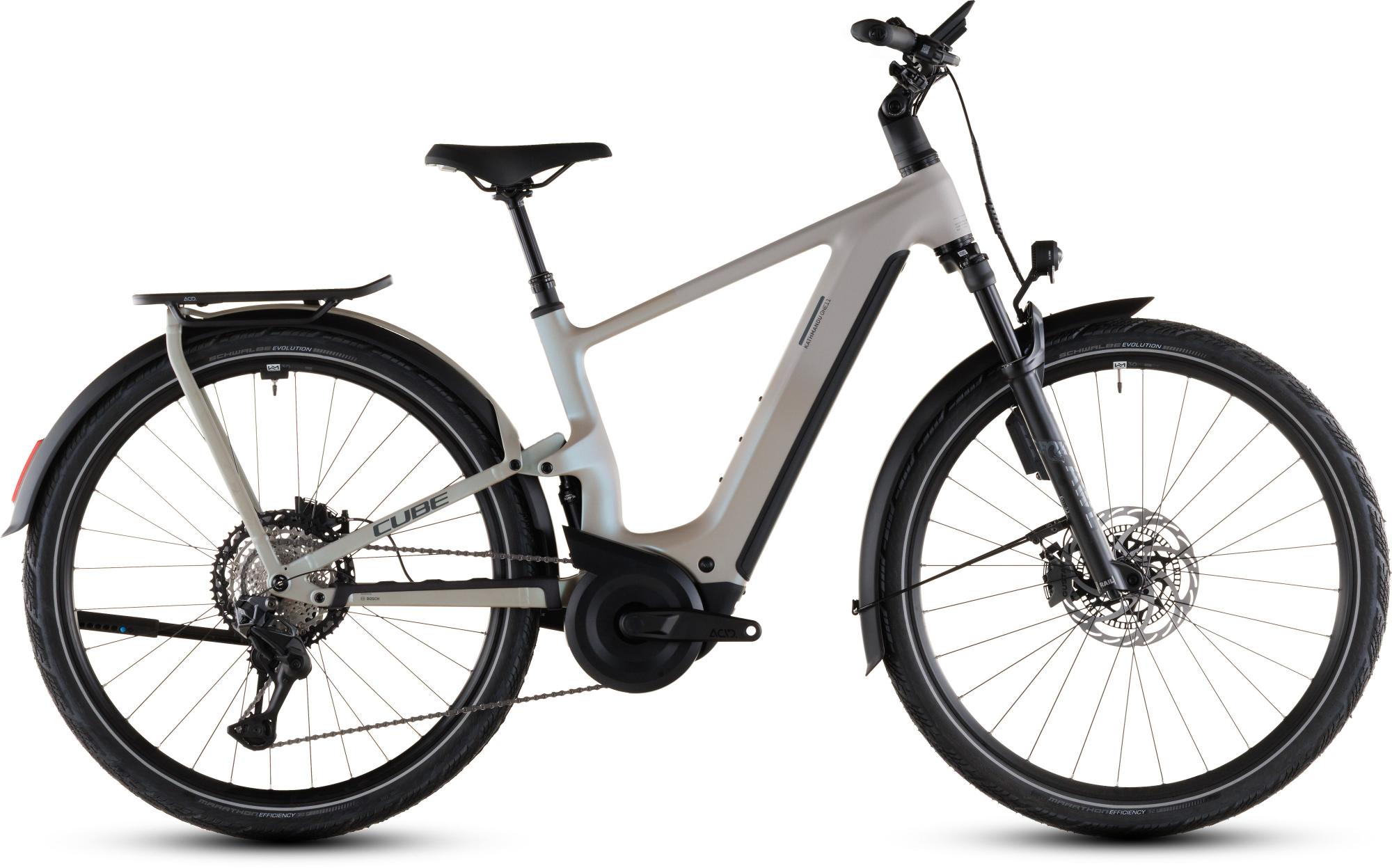 CUBE KATHMANDU HYBRID ONE11 HPC SLT 800 GLINTSAND/OATGREY