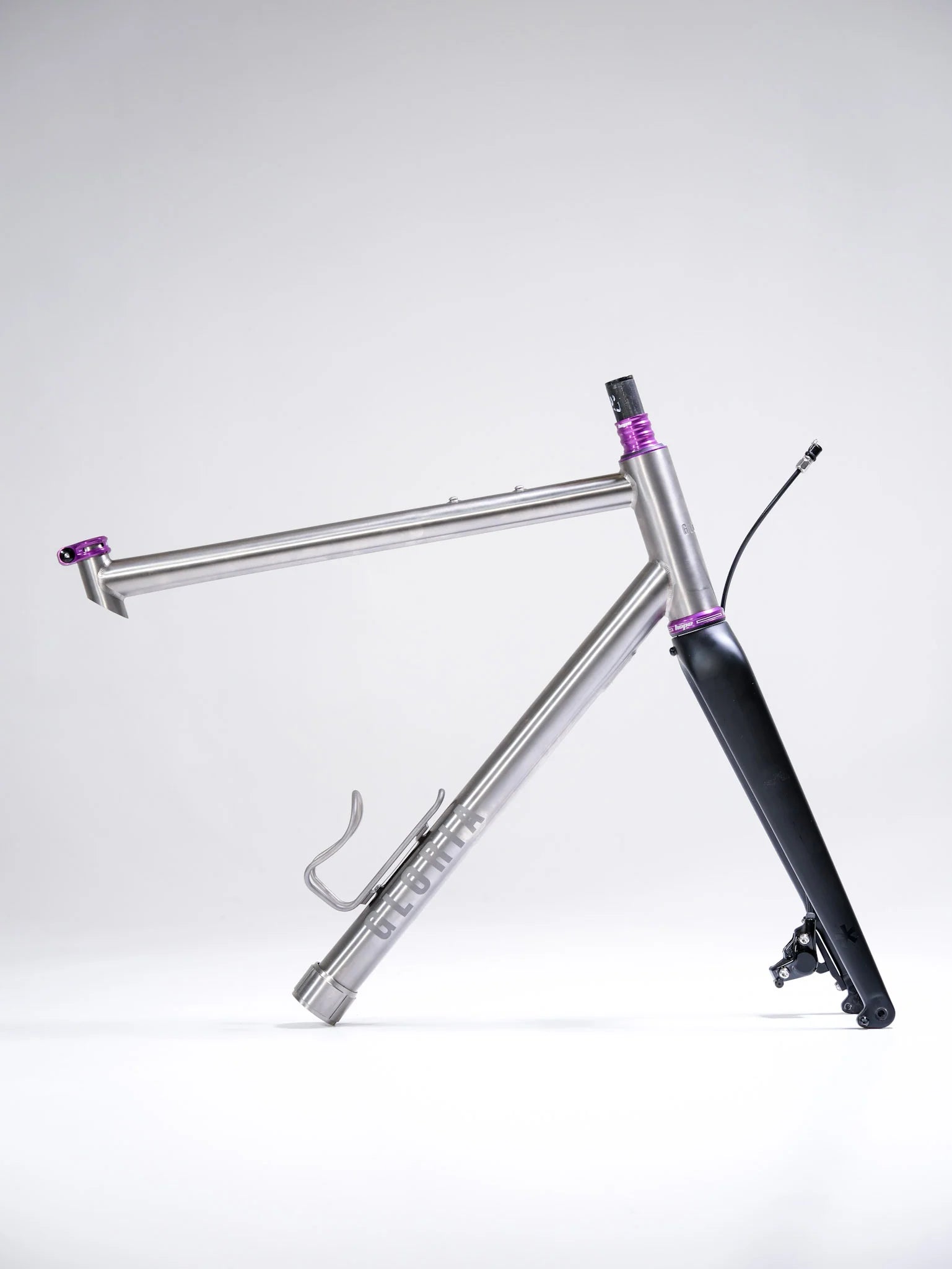 Frameset - Gloria Titanium All World - Brushed Finish