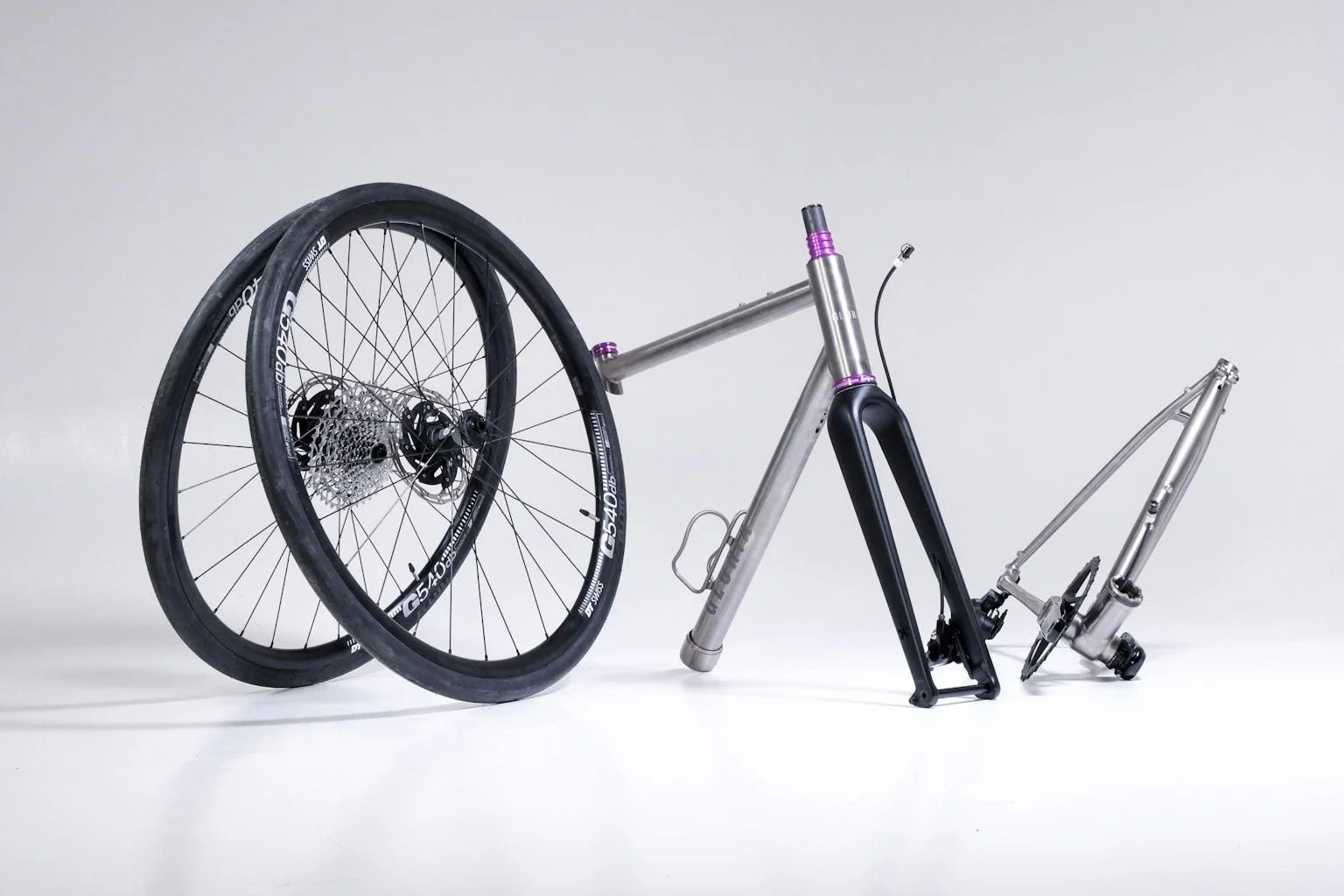Frameset - Gloria Titanium All World - Brushed Finish