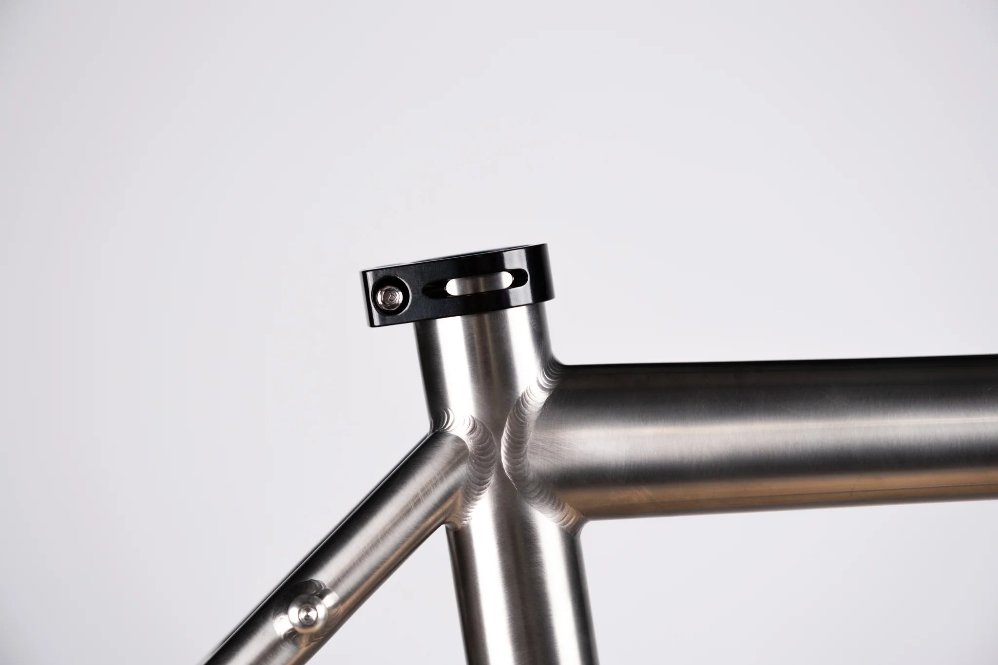Frameset - Gloria Titanium All Road - Brushed Finish - Non Integrated Carbon Fork