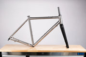 Frameset - Gloria Titanium All Road - Brushed Finish - Non Integrated Carbon Fork