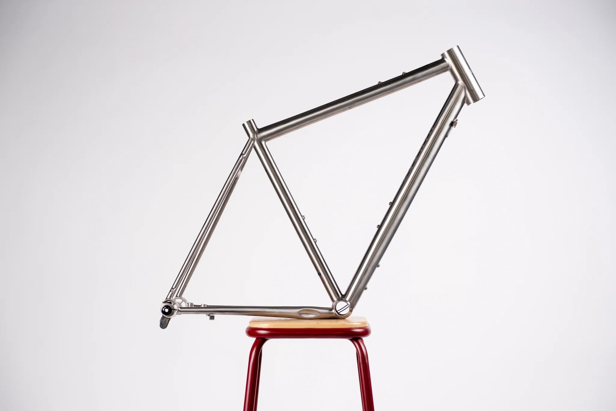 Frame - Gloria Titanium All Road - Brushed Frame Finish