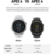 Coros APEX 4 GPS Outdoor Watch Black 42mm