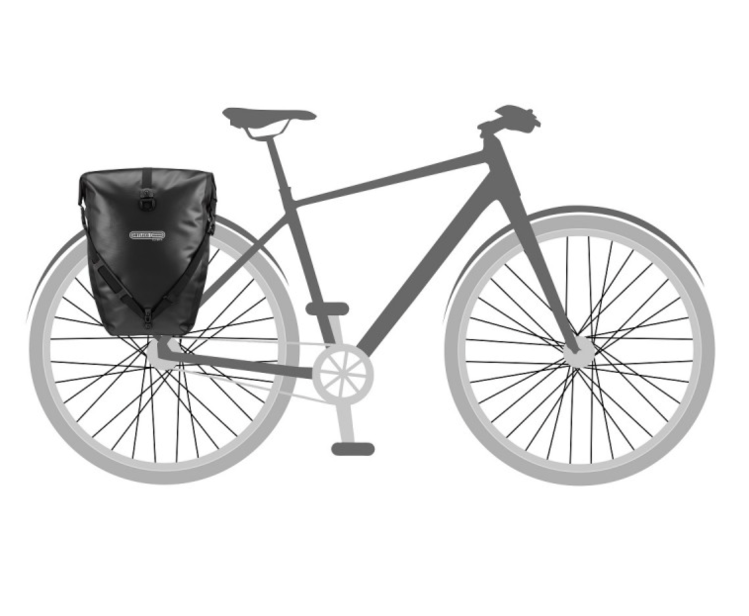 Ortlieb backroller classic pannier bags black (40l pair)