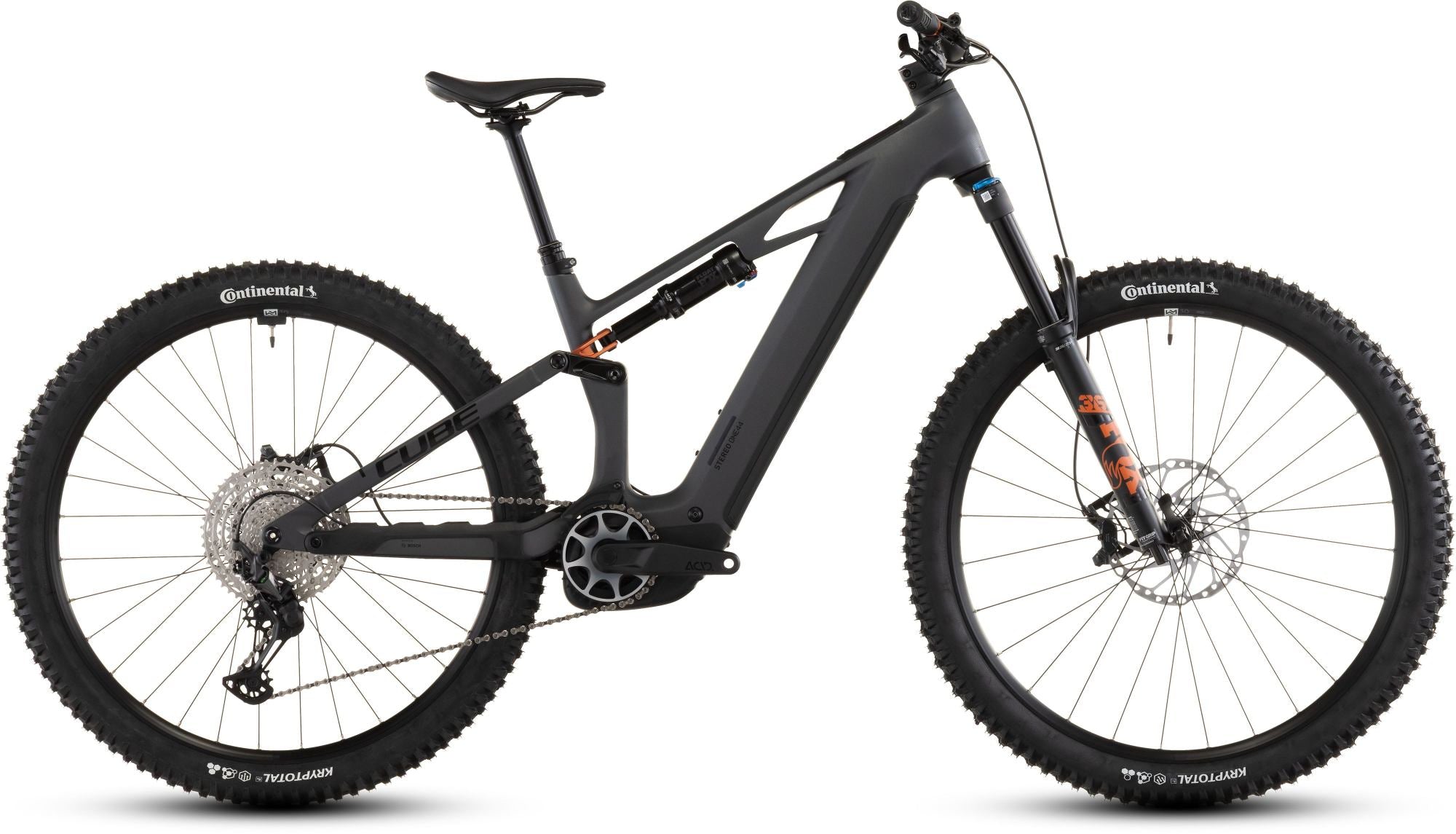 CUBE STEREO HYBRID ONE44 HPC SLX 800 SLABGREY/ORANGE