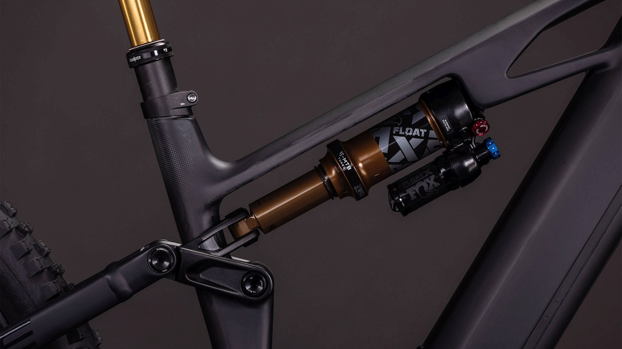 CUBE STEREO HYBRID ONE44 HPC AT 800 CARBON/GOLD image 3