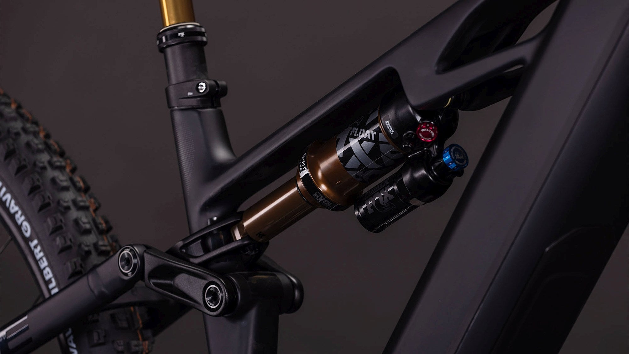 CUBE STEREO HYBRID ONE44 HPC AT 800 CARBON/GOLD image 5