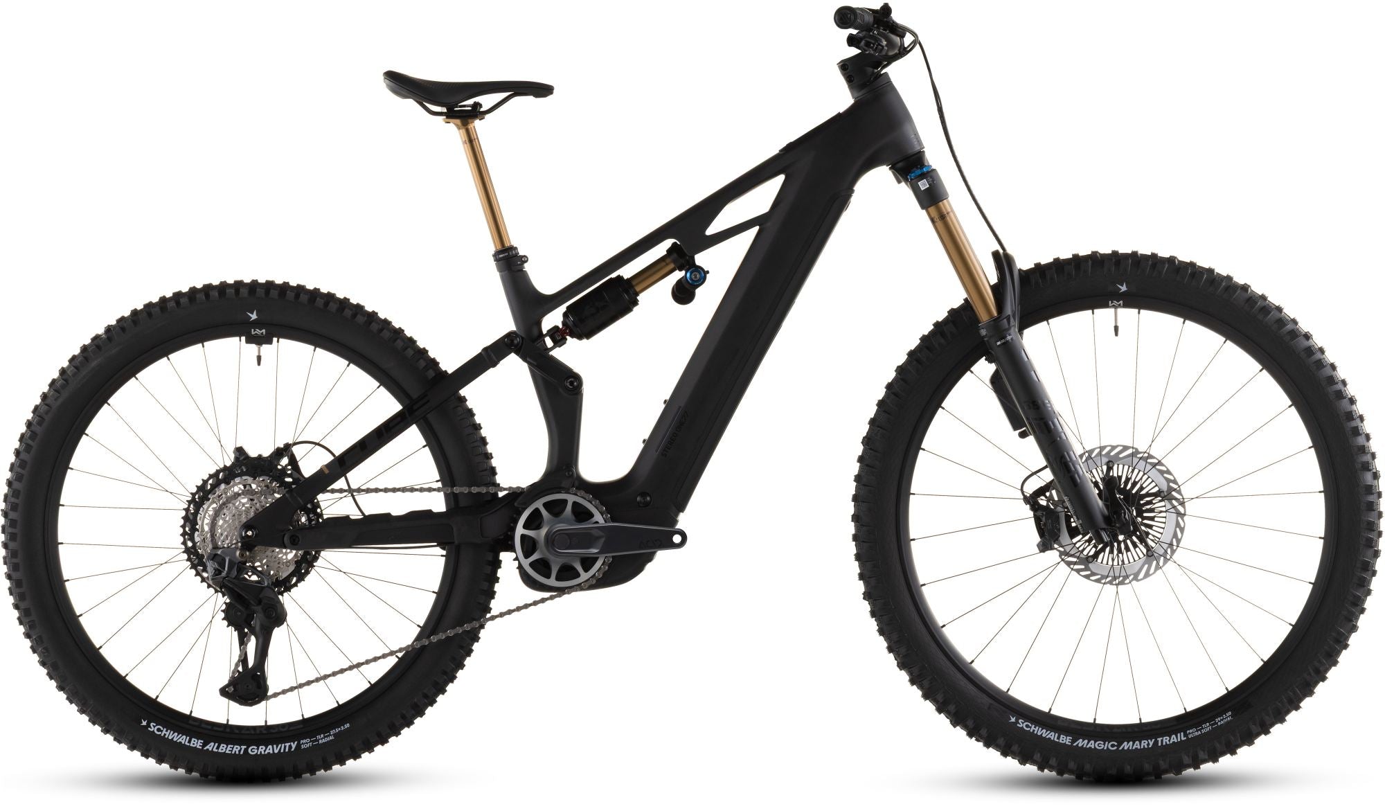 CUBE STEREO HYBRID ONE77 HPC AT 800 CARBON/GOLD