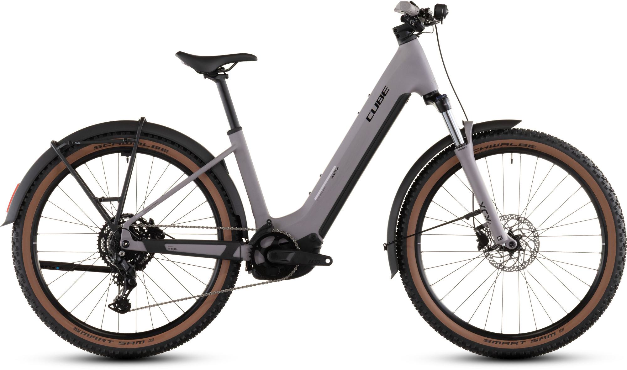CUBE REACTION HYBRID PERFORMANCE 600 FE PLUMGREY/BLACK