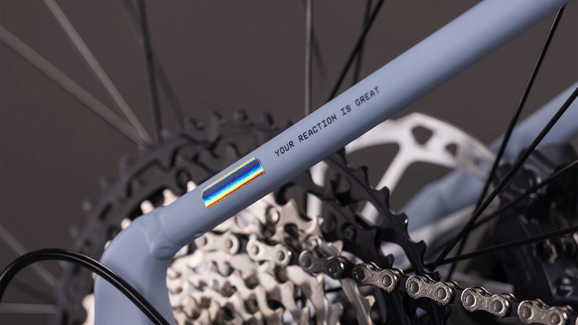 CUBE REACTION HYBRID SLX 800 GAUZEGREY/ICEBLUE image 6