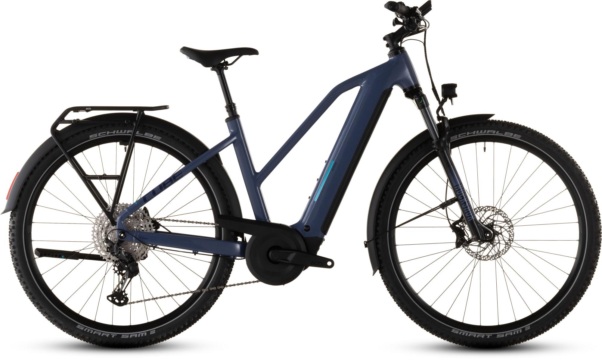 CUBE NURIDE HYBRID EXC 800 JEANSBLUE/BLUE