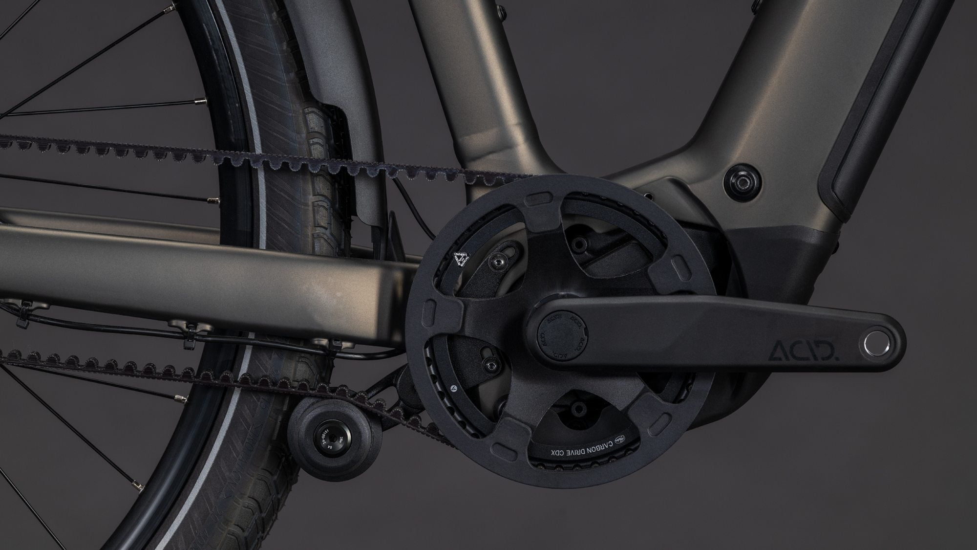 CUBE TOURING HYBRID COMFORT SLX 800 CHARCOAL/CHROME image 5