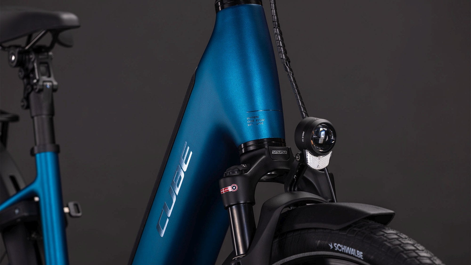 CUBE SUPREME HYBRID DELUXE PRO 600 ELECTRICBLUE/CHROME image 6