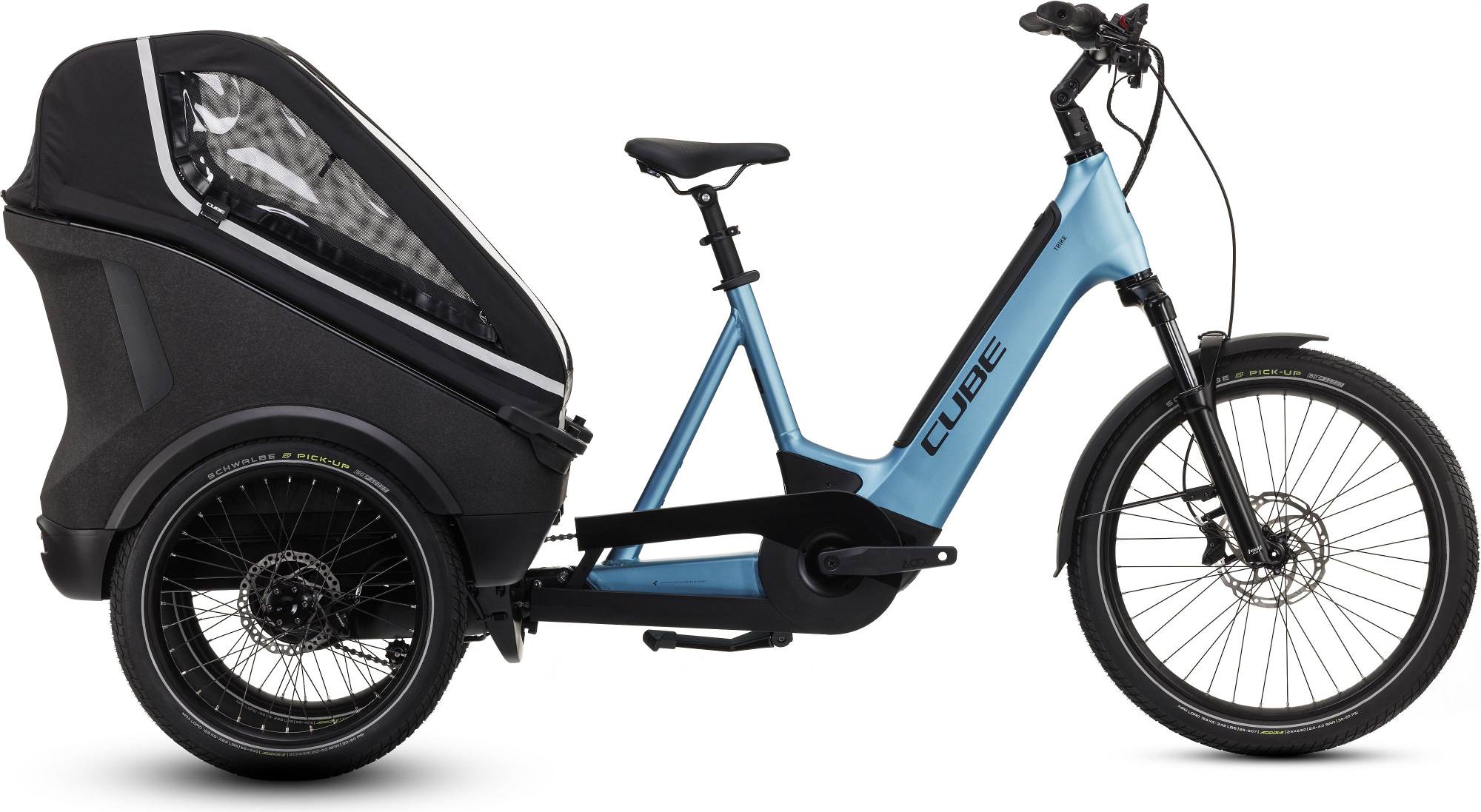 CUBE TRIKE FAMILY HYBRID 750 BLUE/REFLEX