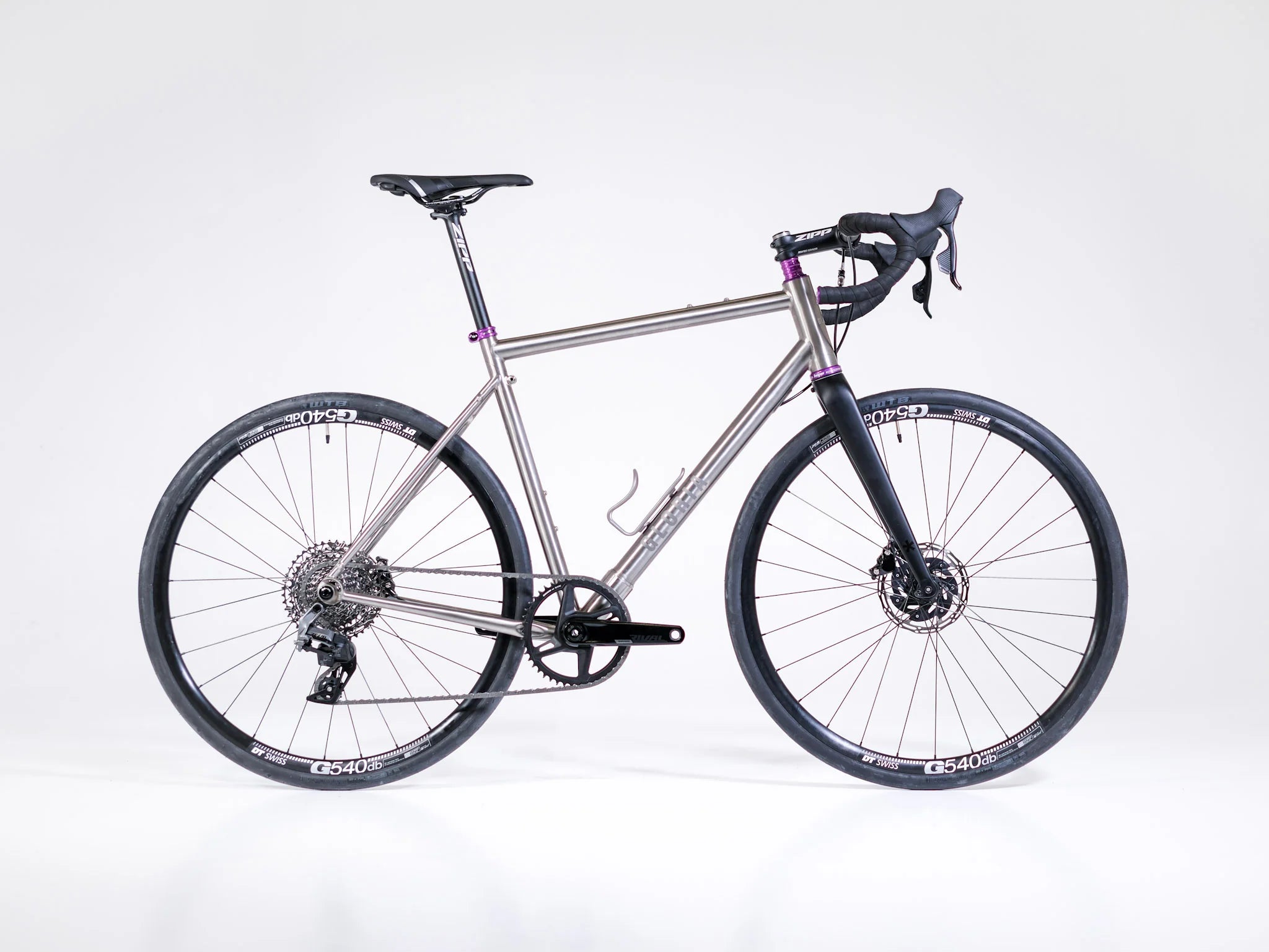 Frameset - Gloria Titanium All World - Brushed Finish
