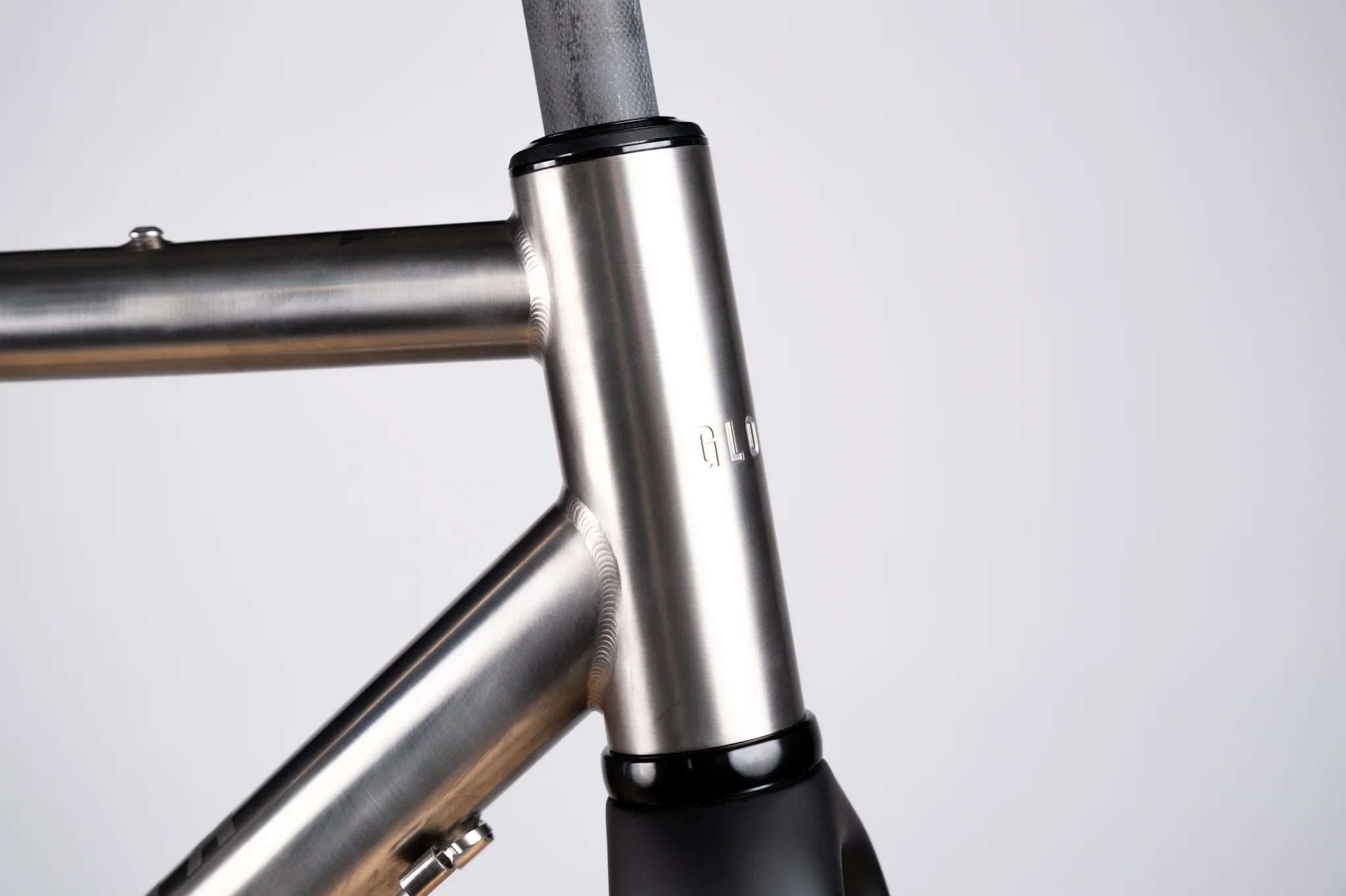 Frameset - Gloria Titanium All Road - Brushed Finish - Non Integrated Carbon Fork