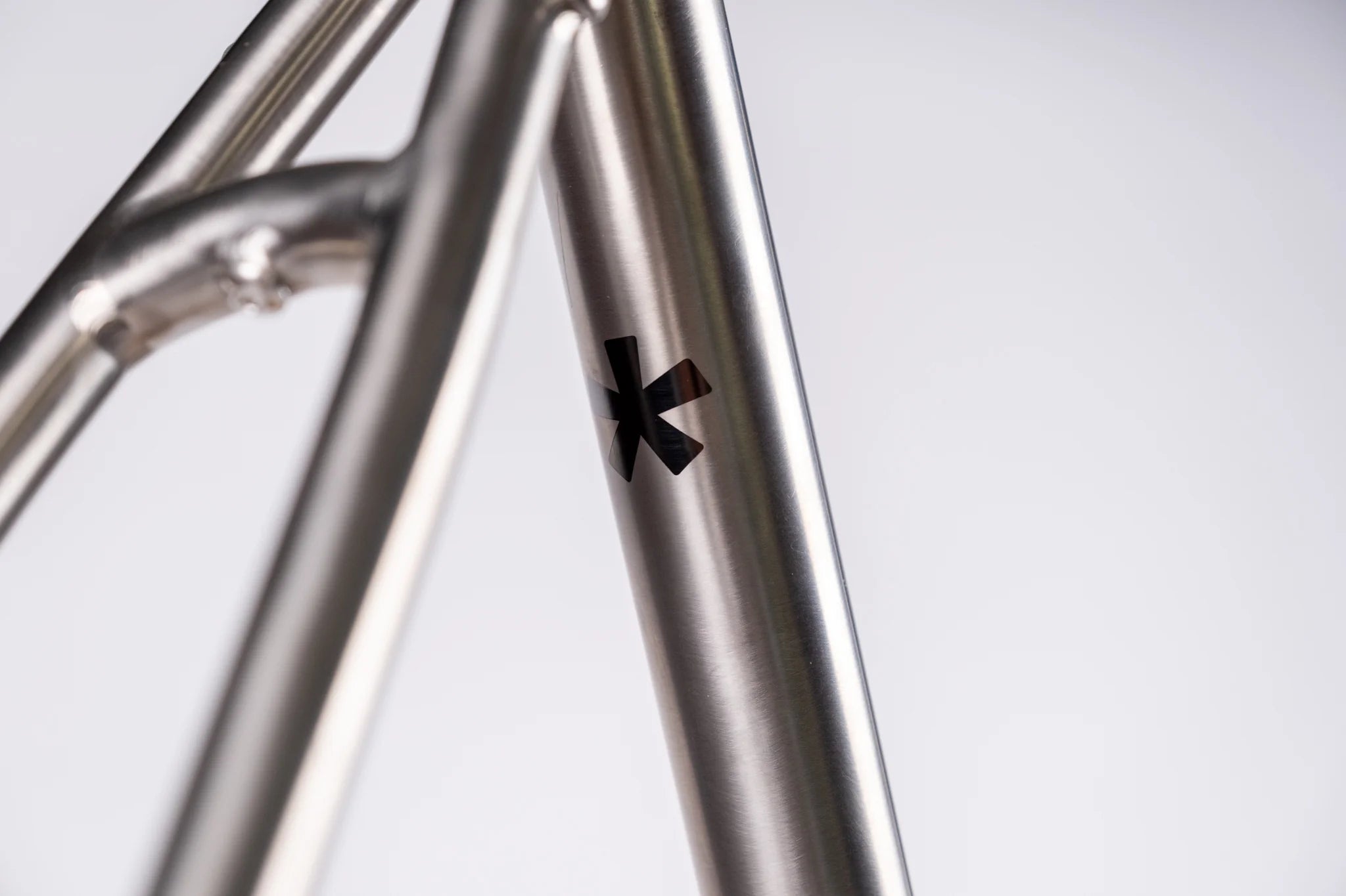 Frameset - Gloria Titanium All Road - Brushed Finish - Non Integrated Carbon Fork