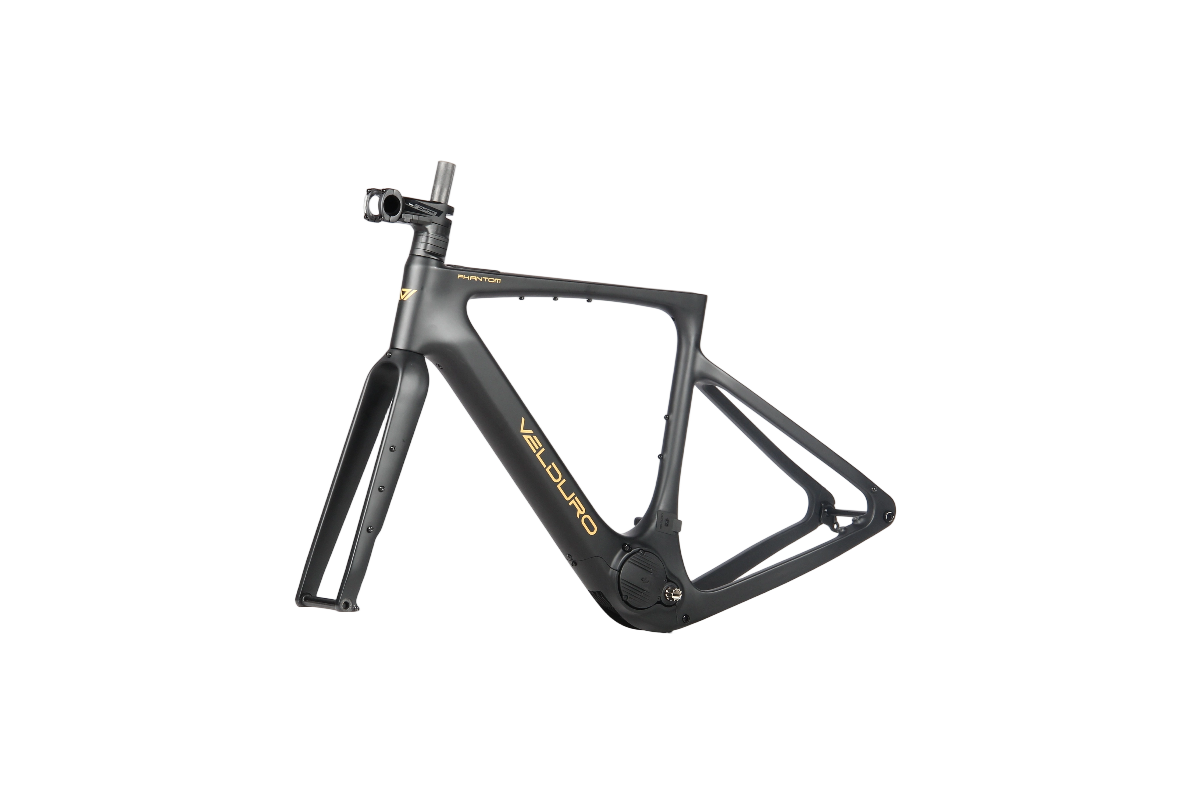 Velduro Phantom carbon e-gravel frameset with carbon fork
