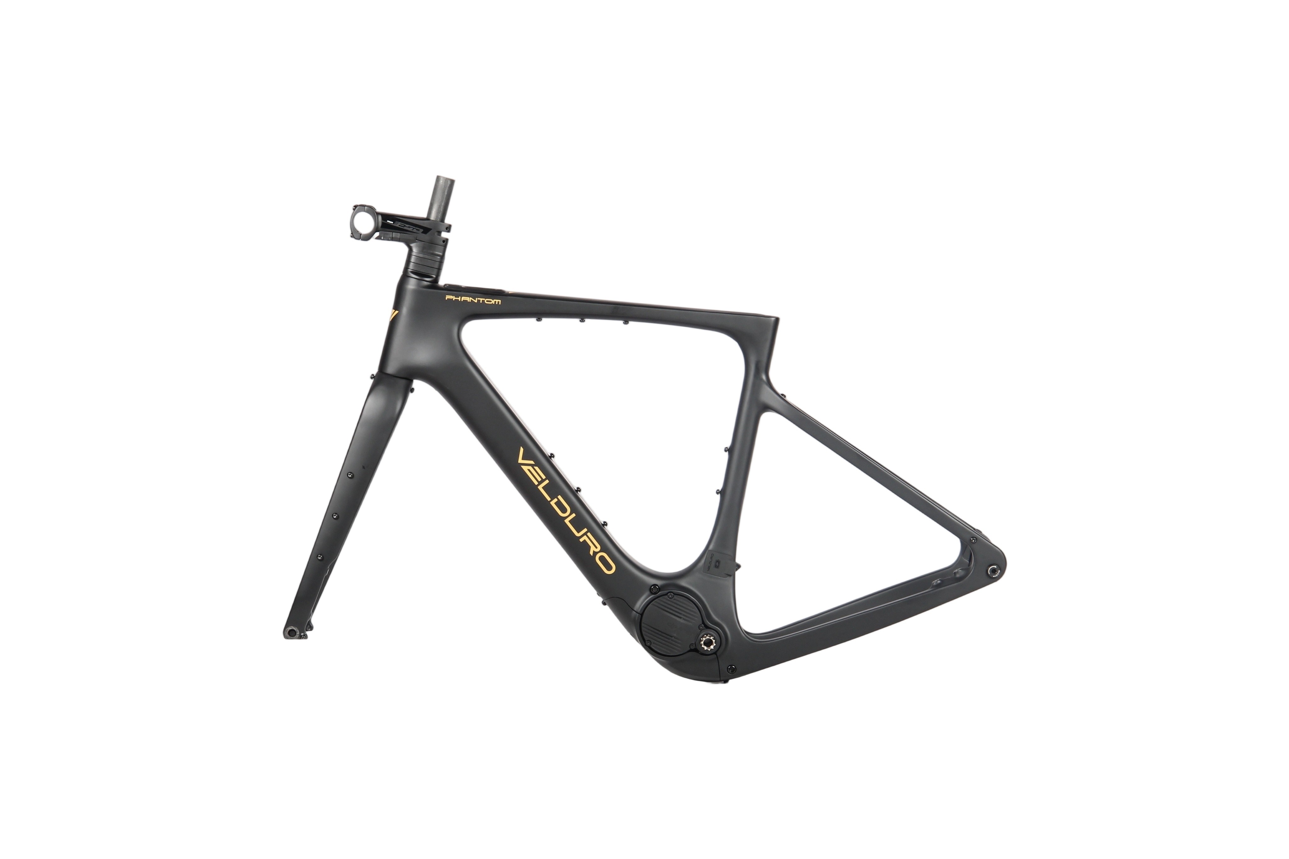 Velduro Phantom carbon e-gravel frameset with carbon fork