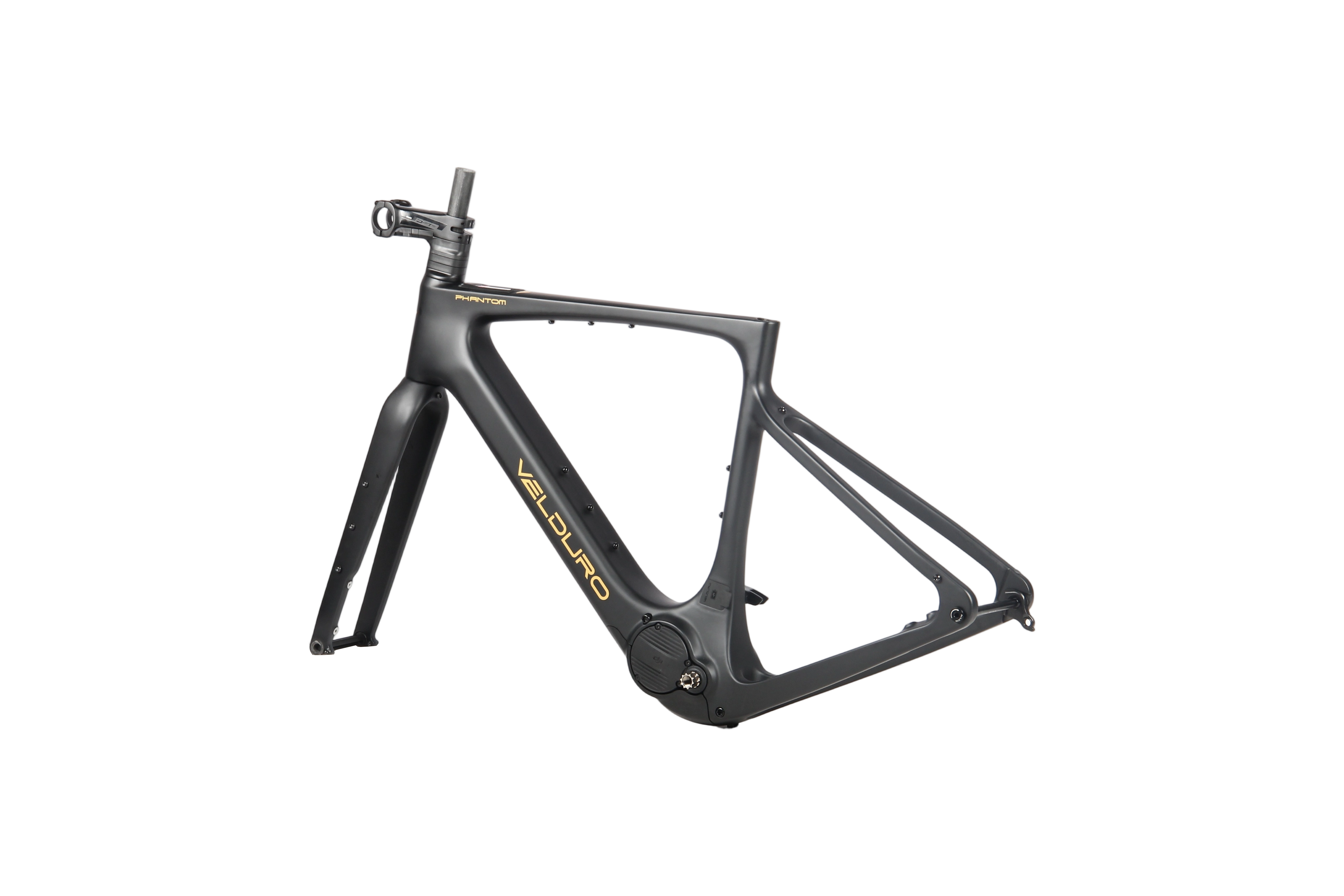 Velduro Phantom carbon e-gravel frameset with carbon fork