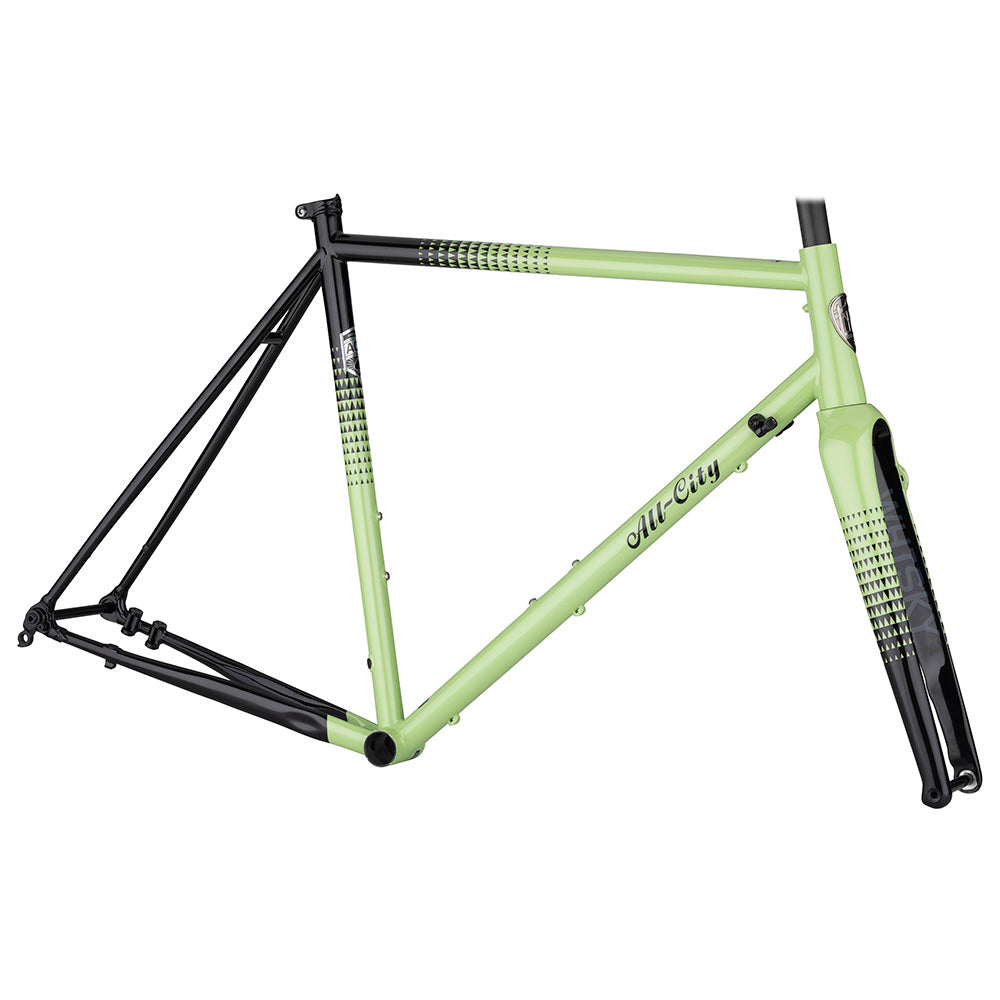 All City Zig Zag Frameset - Honeydew Bling