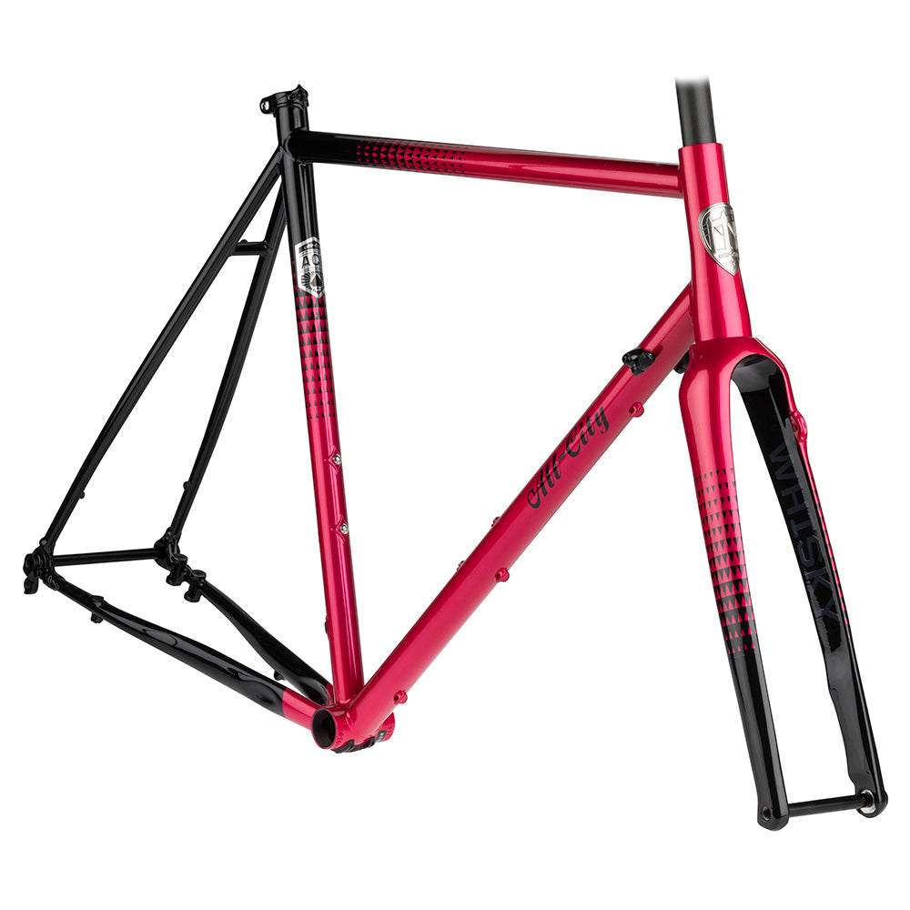 All City Zig Zag Frameset - Sour Cherry Seltzer