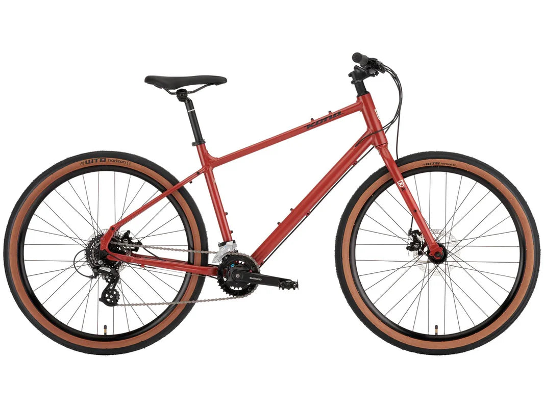 Kona Dew Hybrid Bike - Red