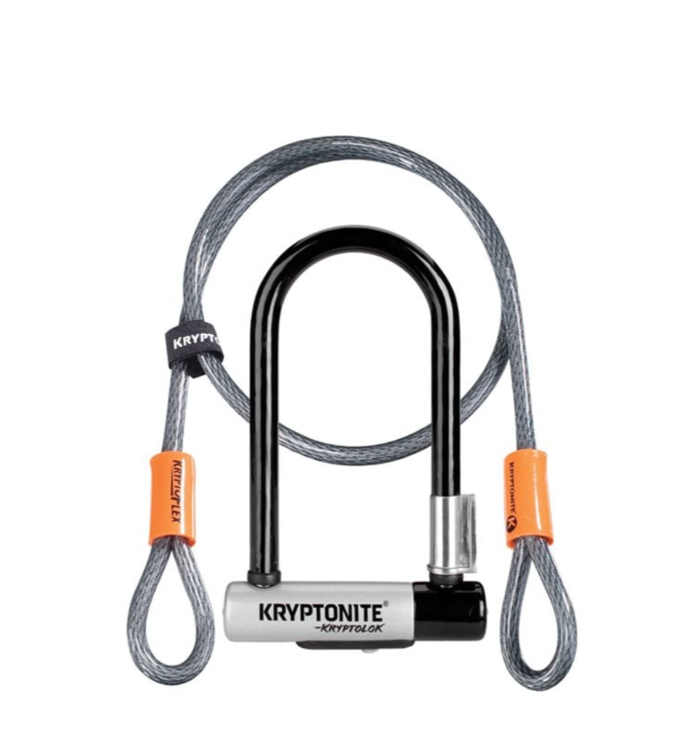 Kryptonite Kryptolok Mini - 7 with 4' Flex Cable