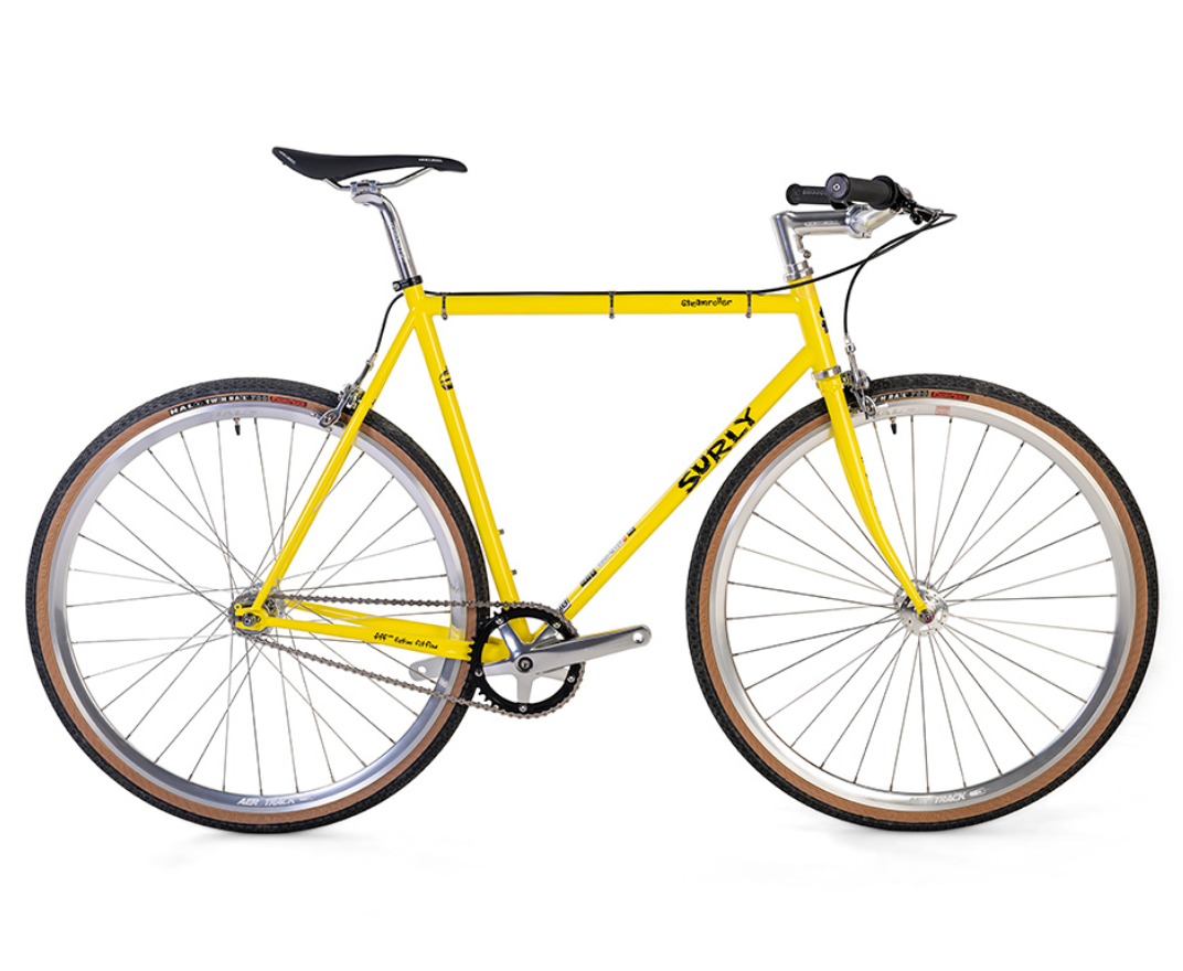 Surly Steamroller Full Build Single Speed Yellow