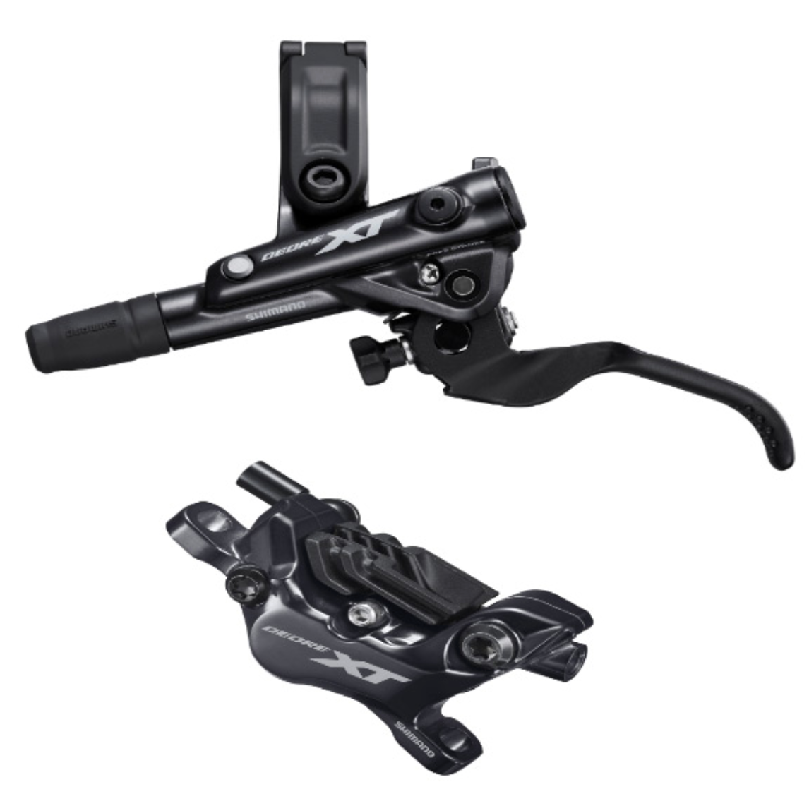 BR-M8120/BL-M8100 XT 4 pot bled brake lever/post mount calliper I-Spec EV