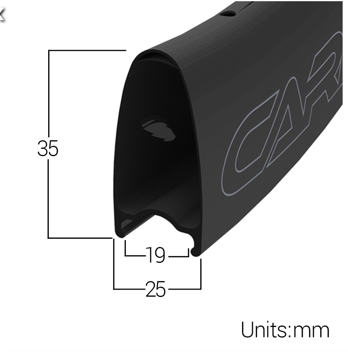 Carbaura Crit 700c Wheelset