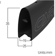 Carbaura Crit 700c Wheelset
